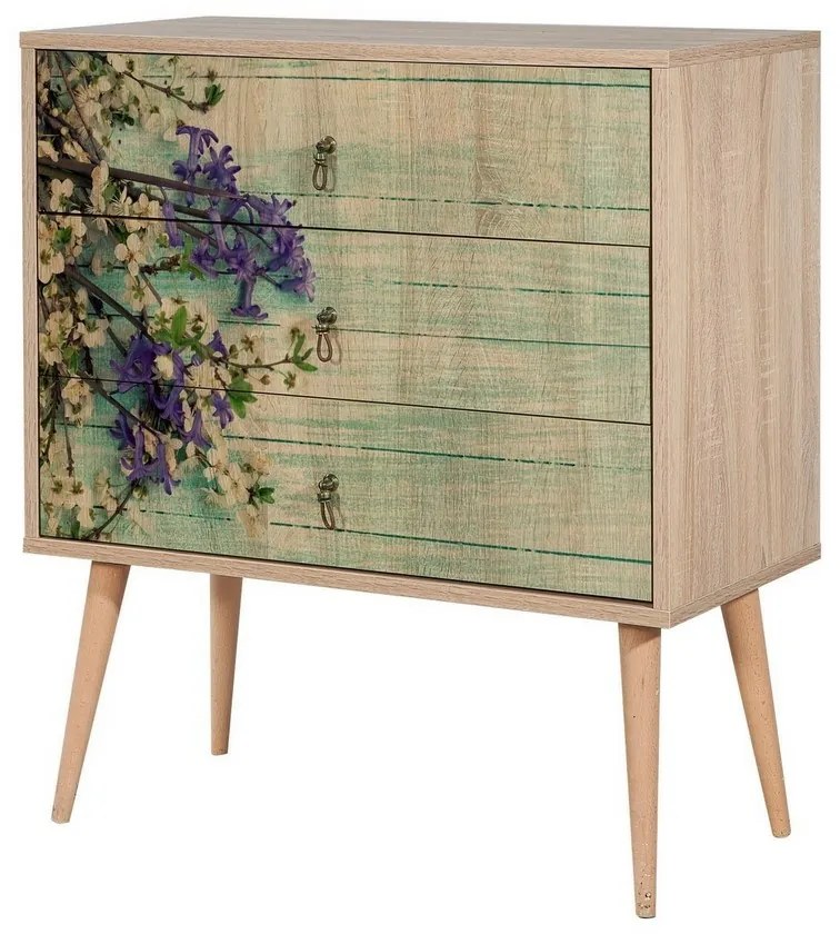 Komoda Trio Sonoma Oak