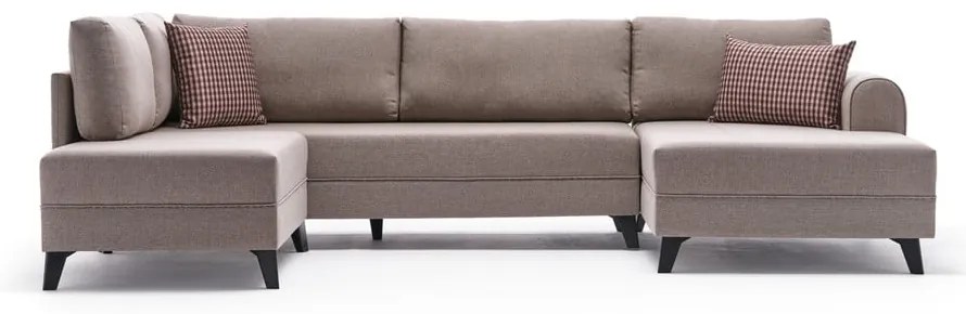 Béžová rohová pohovka (do tvaru "U") Belen – Balcab Home