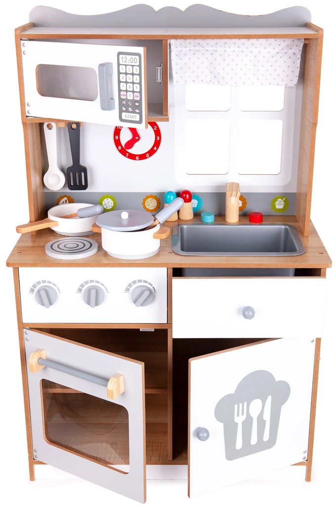 Drevené detské kuchynské doplnky ECOTOYS
