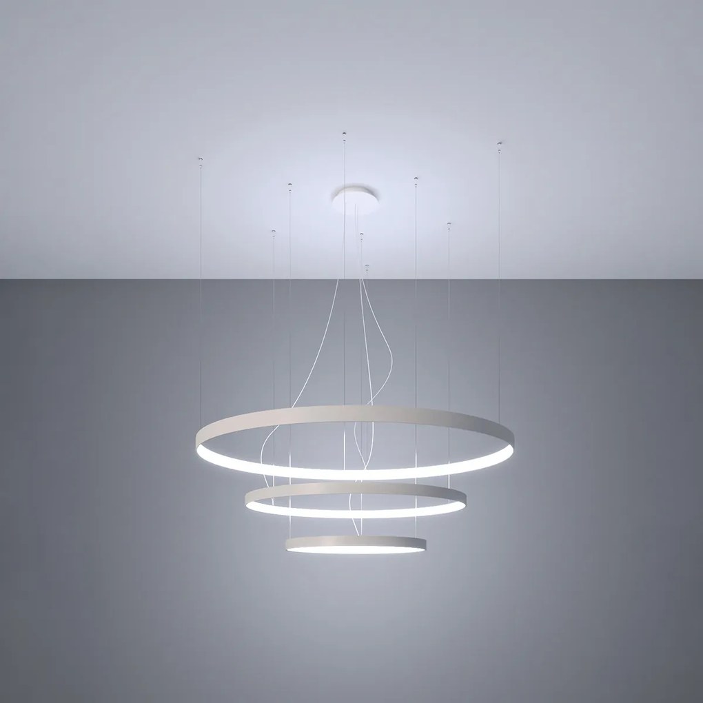 Závesné LED svietidlo Rio 3 55/78/110, 3x LED 150w, 3000k, w