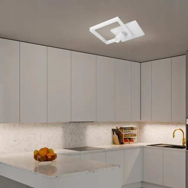 LED stropné svietidlo LED/38W/230V + 1xGU10/30W biela