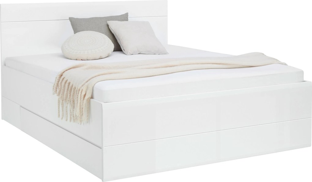 XXXLutz POSTEĽ, 140/200 cm biela Hom`in - Postele - 001803069017