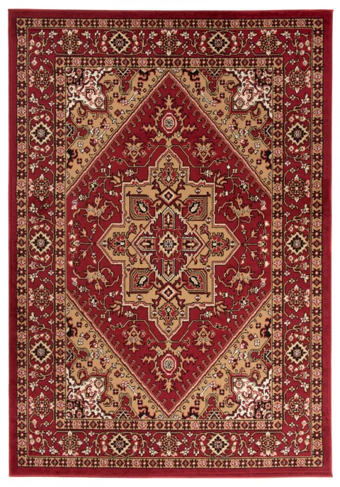 Kusový koberec PP Alier červený, Velikosti 80x150cm