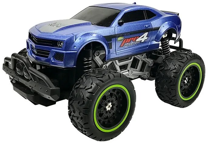 LEAN TOYS Terénne auto na diaľkové ovládanie 1:24 RC - modré