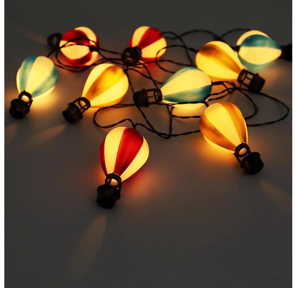Globo 36139-9 - LED Solárna reťaz 9xLED/0,06W/3V 390 cm IP44 GL8109