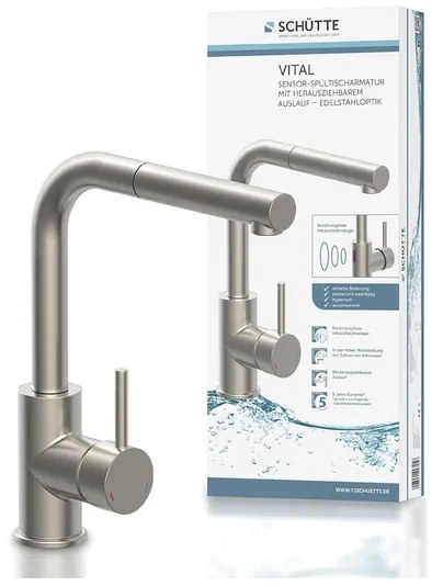 Schütte Kuchynská batéria Vital (vzhľad ušľachtilej ocele)  (100367204)