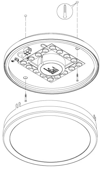 Eglo 97299 - LED Stmievateľné kúpeľňové svietidlo LOCANA-C LED/14W šedá IP44