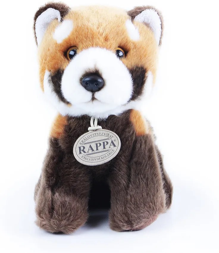 Rappa Plyšová panda červená, 18 cm