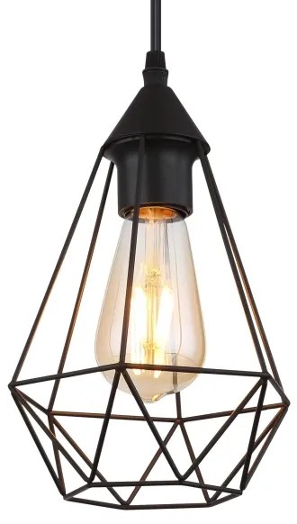 Globo 15745H - Luster na lanku ZACHARY 1xE27/60W/230V pr. 17 cm