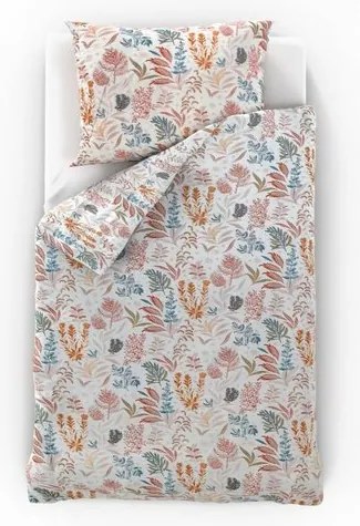 Kvalitex Saténové obliečky Luxury Collection Coral garden, 140 x 220 cm, 70 x 90 cm, 140 x 220 cm, 70 x 90 cm