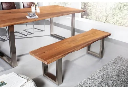 Lavica Mammut 160cm Masív drevo Acacia  - Komfort-nábytok