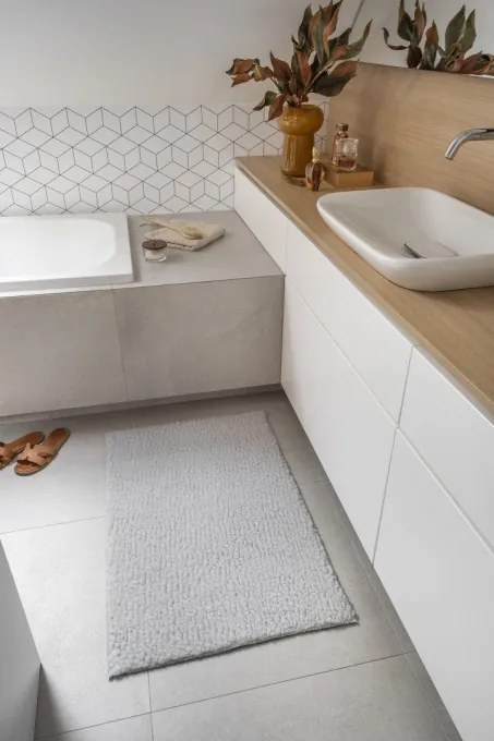 Kúpeľňový koberček JUMBO sivý