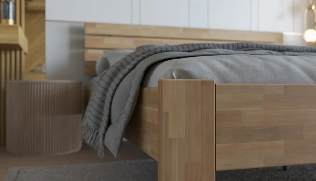 Posteľ Isolda 180x200 cm, prírodný buk