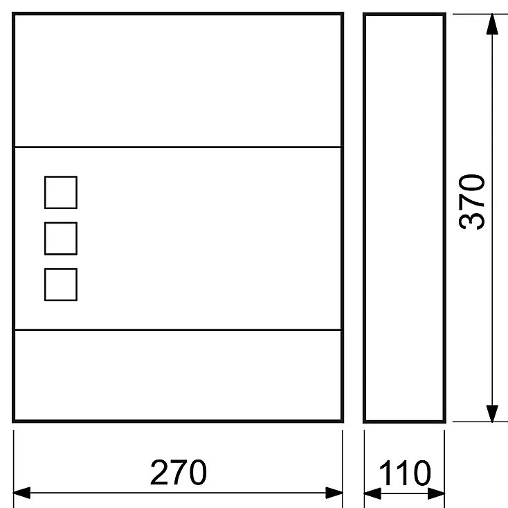 Poštová schránka RICHTER BK.525.G.AM (anracit matný), RICHTER antracit matná