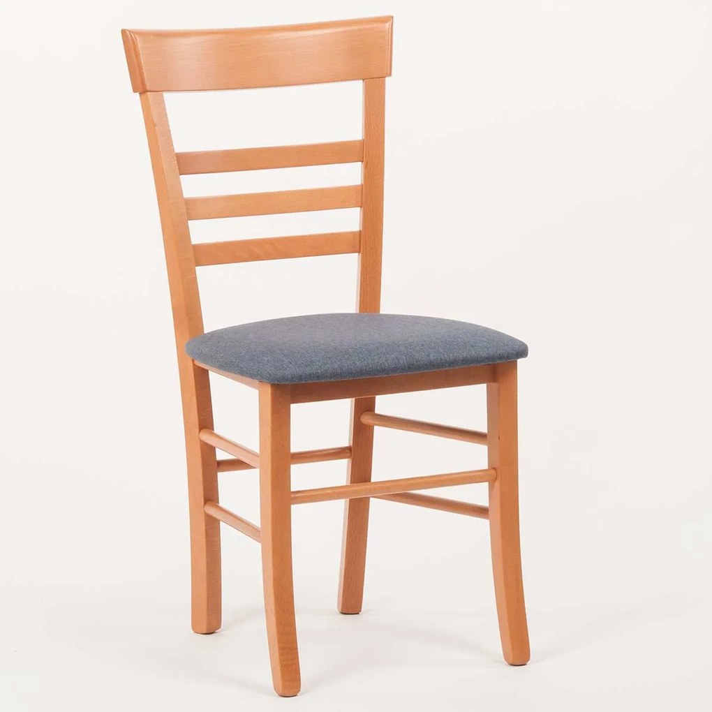 Stima Stolička SIENA s čalúneným sedákom Vyberte odtieň ->: Jelša, Vyberte látku ->: LUX Terracotta 10