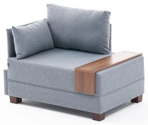 Křeslo Fly levé světle modré