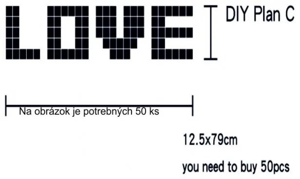 Zrkadlové dekoračné nálepky z akrylu na stenu, sklo a obkladačky | SENTOP FB-FA501