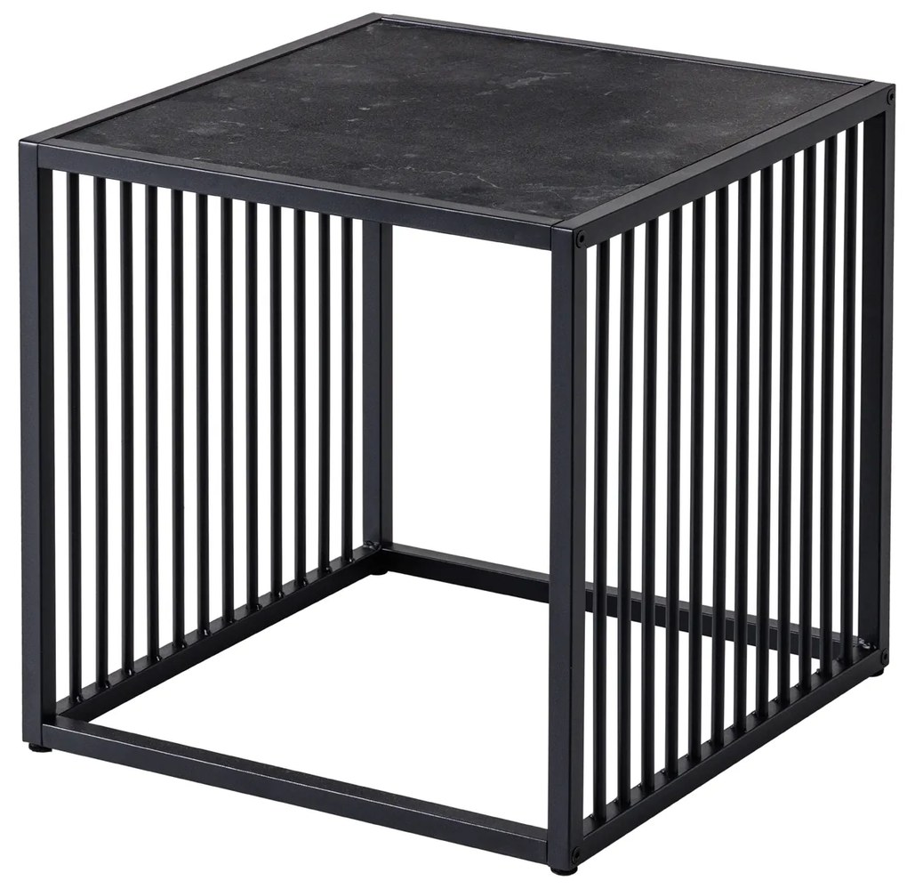 Príručný stolík na architektúru 40 cm mramorový vzhľad