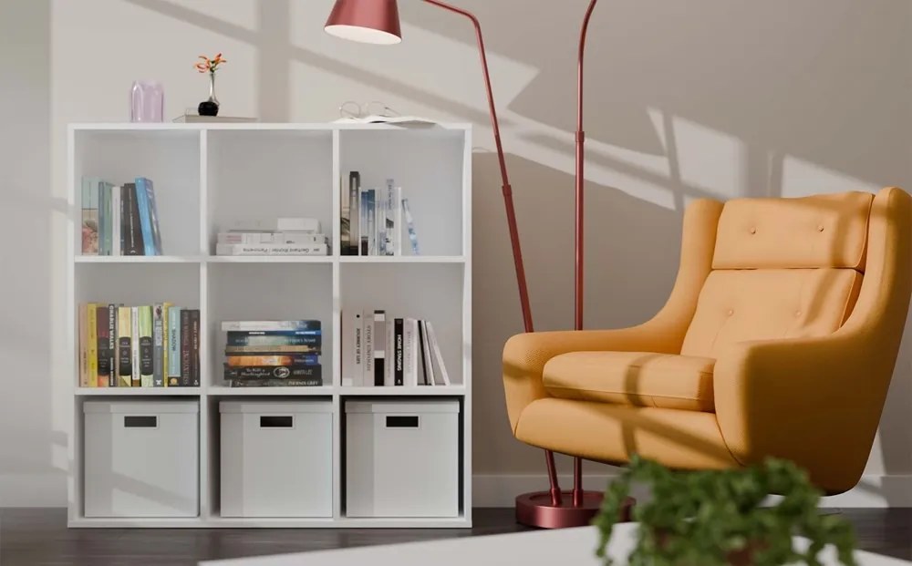 Regál Malax 110 cm biely