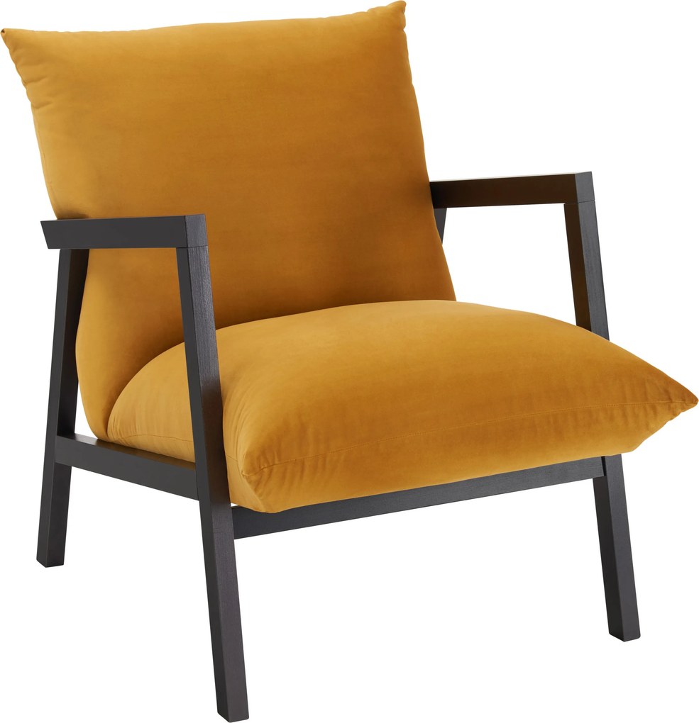 XXXLutz KRESLO, textil, žltá Carryhome - Kreslá - 002300014801