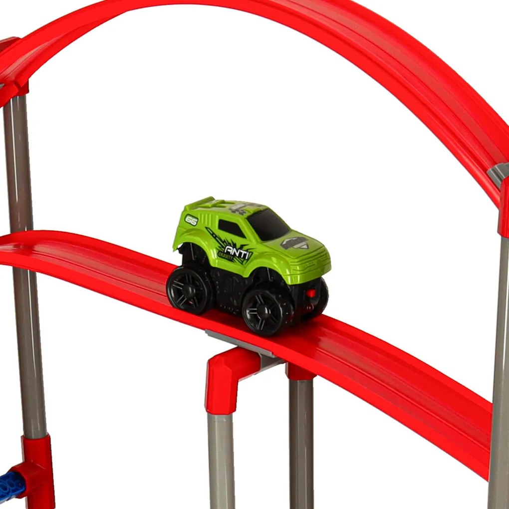 KIK Magnetická antigravitačná autodráha XL 123 cm, 120 dielov