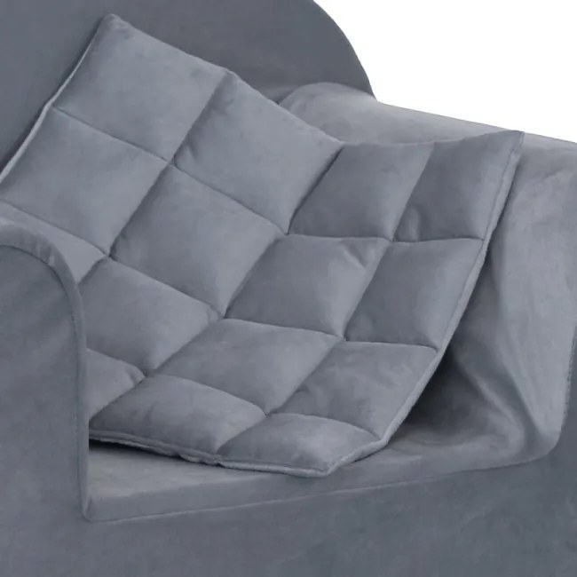 Detská sedačka BARI grafitová