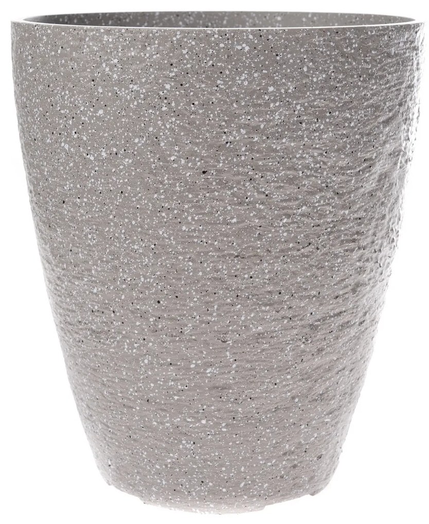 Plastový obal na kvetináč Ladrido svetlosivá, 22 x 26 cm
