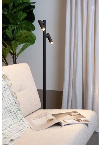 Lucide 27703/04/30 - LED Stm. nab. vonk. lampa ANTRIM 2xLED/2,2W/4V IP54 čierna