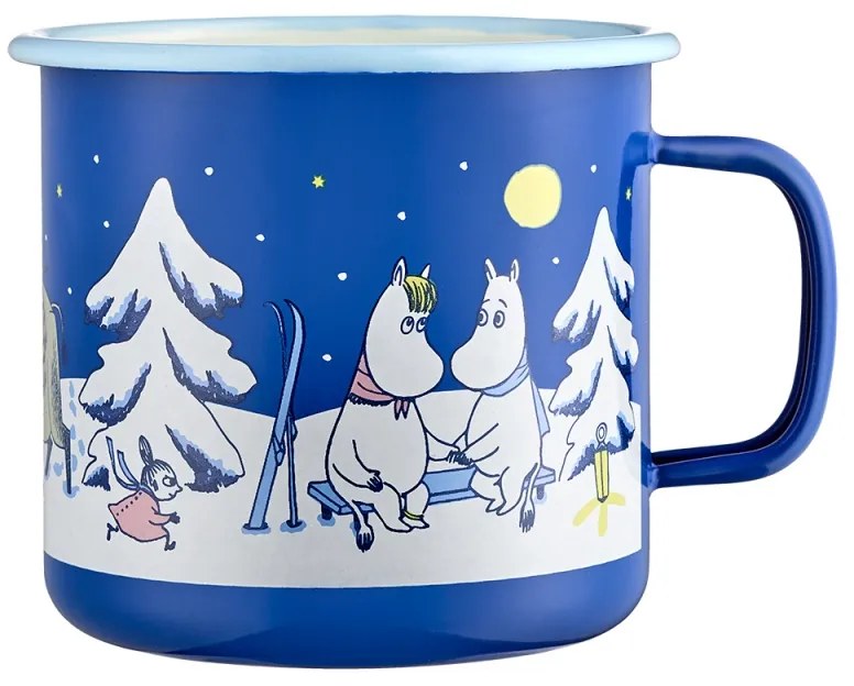 Hrnček Moomin Starry Night 0,8l, smalt / modrý