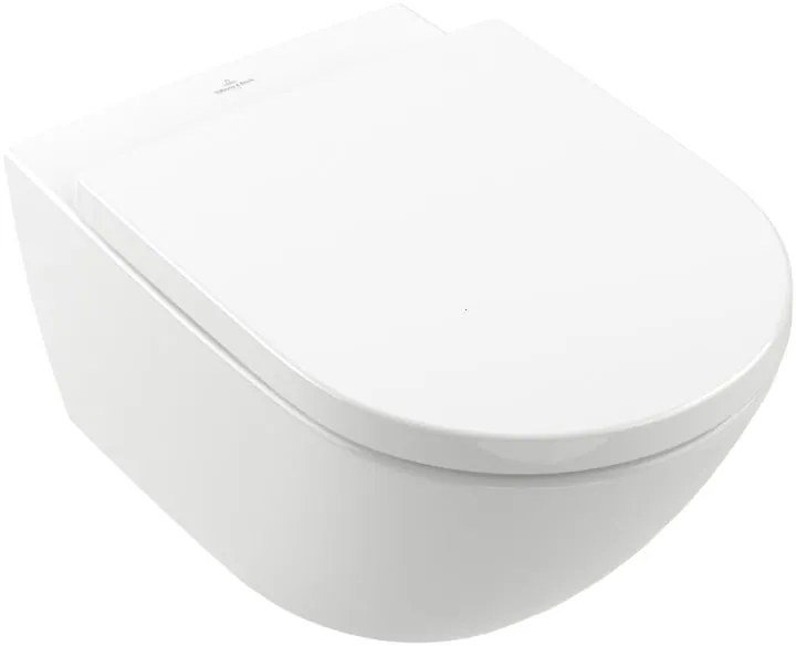 Villeroy &amp; Boch Subway 3.0 súprava misa + doska závesné bez splachovacieho kruhu biela 4670TSR1