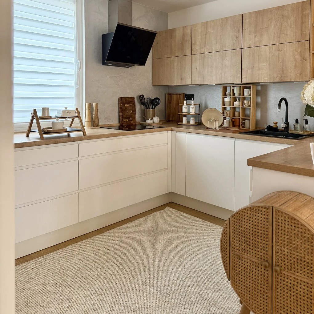 BT Carpet, Kusový koberec Wolly 102842, 80x150, béžová, obývacia izba