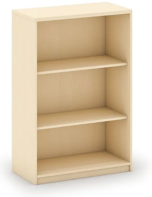 Kancelársky regál MIRELLI, 800 x 400 x 1200 mm, breza