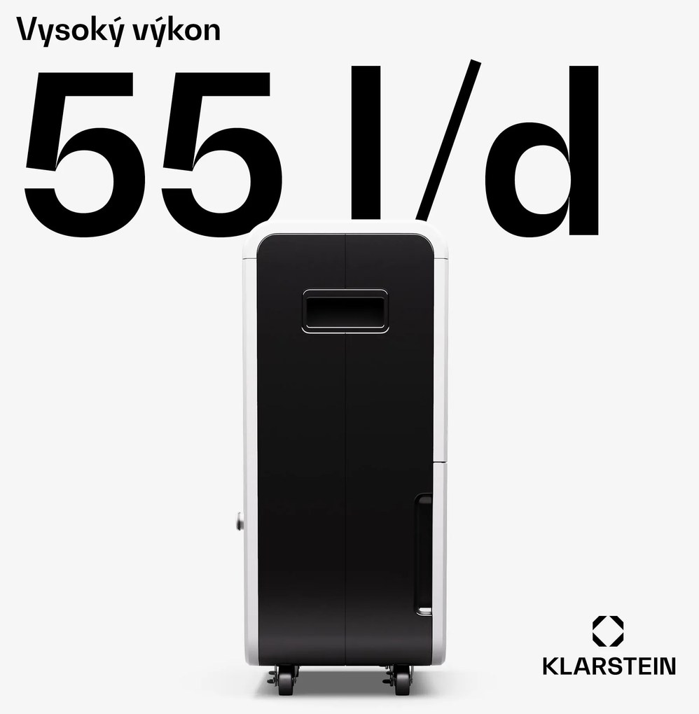 Klarstein DryFy Grand Smart 55, odvlhčovač, WiFi, kompresný, 55l/24h, 40-50 m²