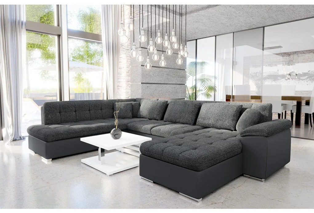 Rohová sedačka Tony s funkciou spania, Dostupné poťahy: Nazar 225.02, Strana: Pravá - U