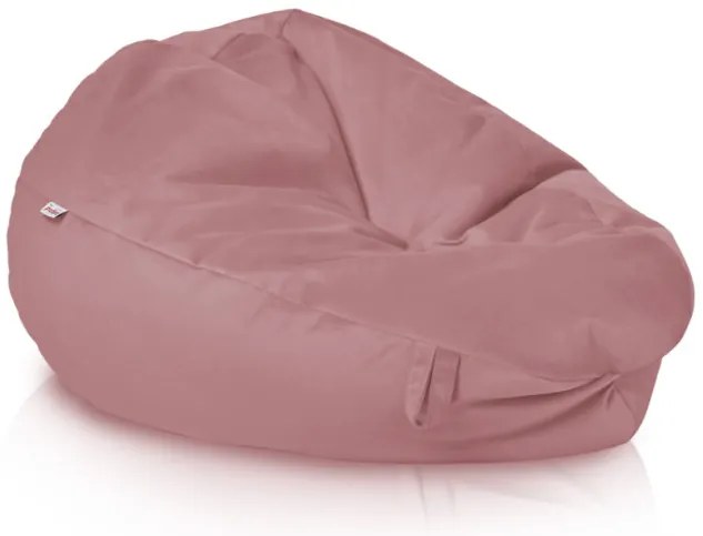 Plyšový sedací vak SAKO Pudrovo ružový