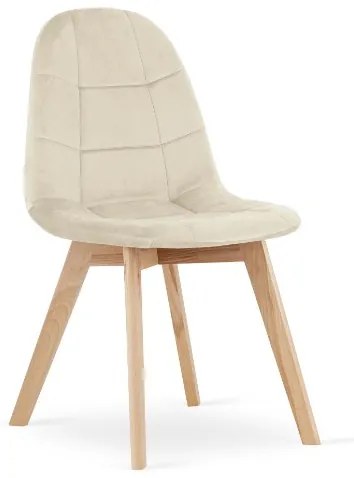 Jedálenská stolička BORA - béžová (ivory)