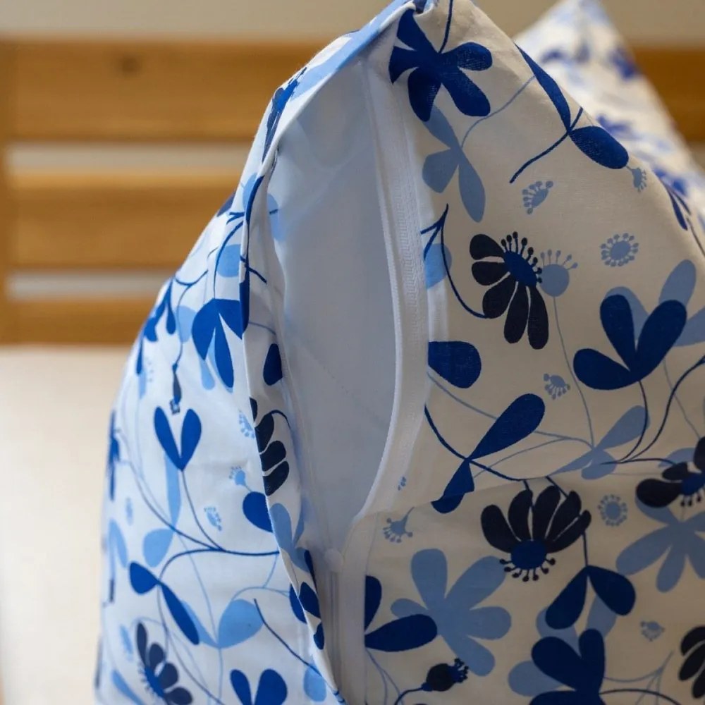 Polášek Bavlnené obliečky KVETINOVÁ HARMÓNIA - Ružová | 140 x 220 cm / 70 x 90 cm