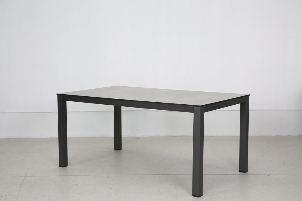 Doppler PICASO - záhradný hliníkový stôl 160 x 90 cm, prírodný