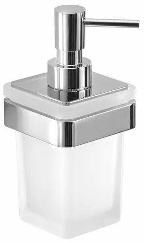 GEDY A88113 Samoa dávkovač mydla 170 ml, mliečne sklo/chróm