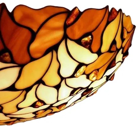 Jantár stropnica Tiffany 50Ø AMBER