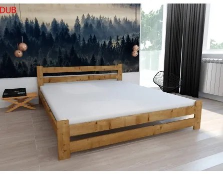 Sammer Kvalitná drevená posteľ v rôznych rozmeroch KLARA KLARA 120 x 200 cm Biela