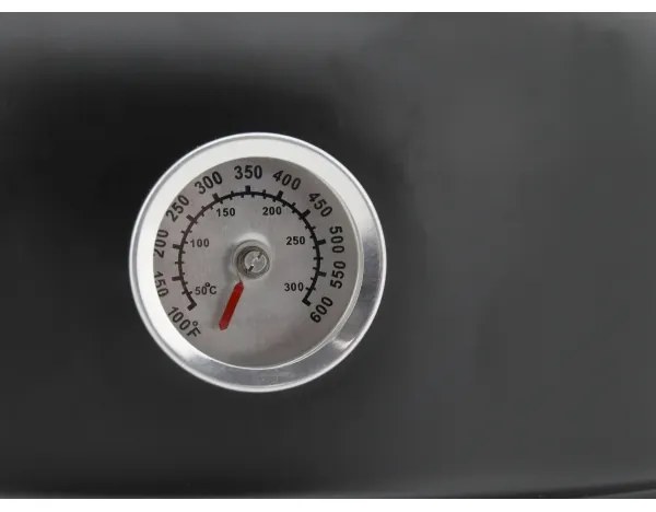 Údiareň na drevené uhlie 3v1 čierna