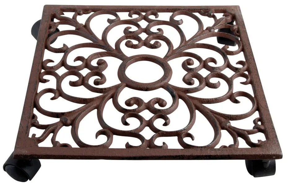 Kovový pojazdný podstavec pod kvetináč ø 28 cm – Esschert Design