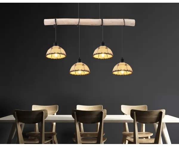 Globo 15442-4H - Luster na lanku REX 4xE27/60W/230V