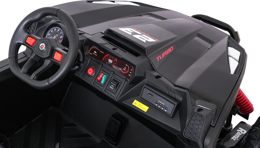 Ramiz Elektrická bugina TURBO 23 pre deti čierna
