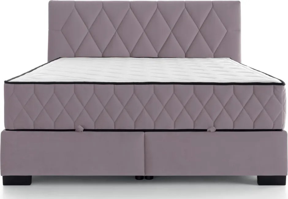 Posteľ Reve 160x200 cm, svetlo ružová látka