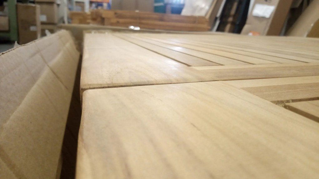 Doppler TECTONA - drevený rozkladací teakový stôl 180/240x100 cm - 2. KVALITA (N258)