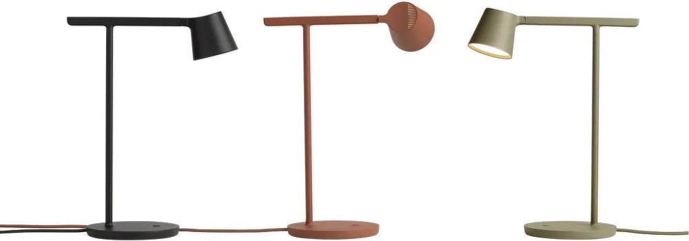 Muuto Stolná lampa Tip, black 22321