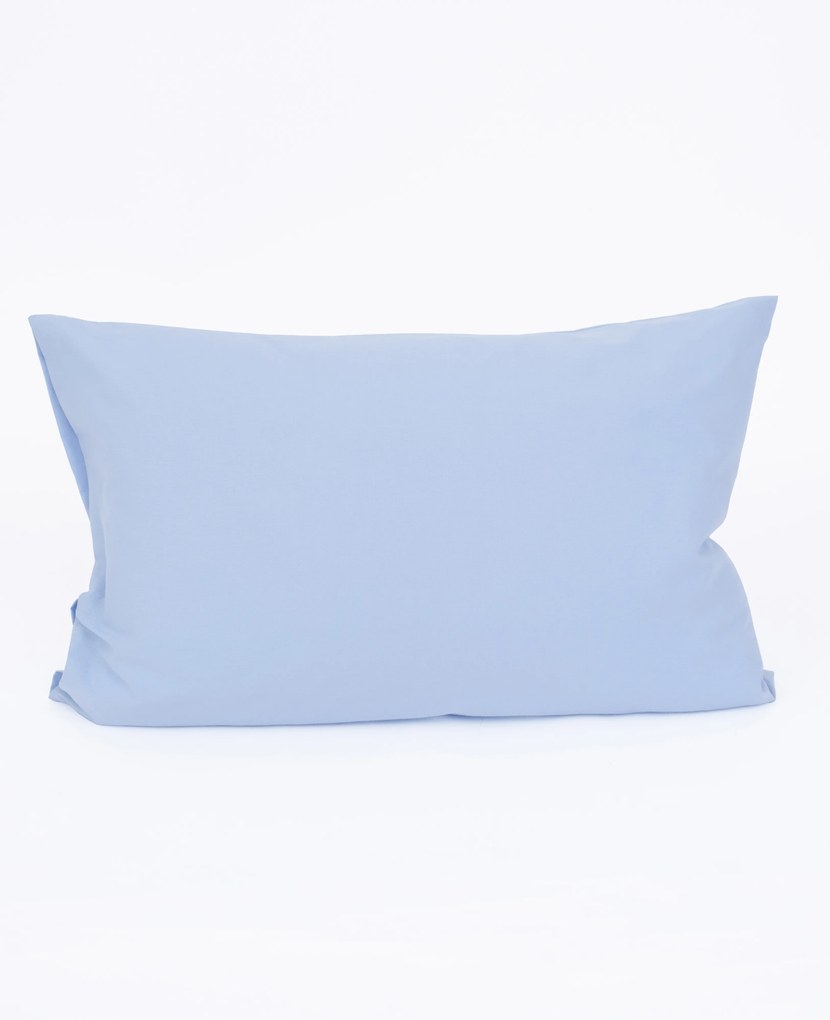 Bavlnená obliečka na vankúš Renforcé 70 × 90 cm - Jasmine svetlo modrá