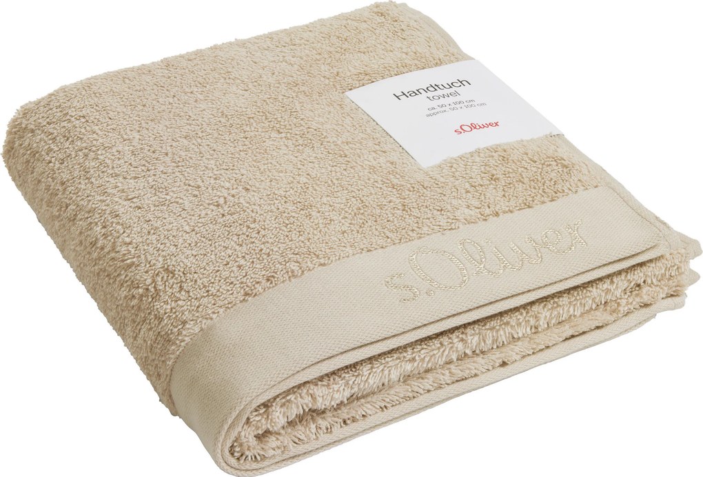 XXXLutz UTERÁK NA RUKY, 50/100 cm, prírodná farba S. Oliver - Kúpeľňový textil - 003252017004